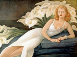 Pieza de Diego Rivera titulada “Retrato de Natasha Gelman”, 1943. ESPECIAL