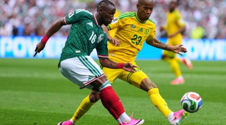 Jayden Adams fue titular en el partido inaugural del torneo, en el que Sudáfrica enfrentó a México. IMAGO7