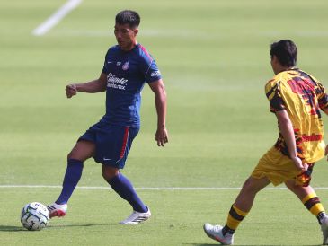 El único tanto del partido amistoso entre Chivas y Leones Negros fue obra de Daniel Aguirre al minuto 25. ESPECIAL / Chivas