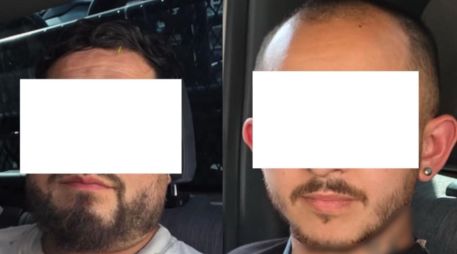 Christian “N” y Ángel “N” fueron detenidos en Guadalajara luego de una persecución. COMISARÍA DE GUADALAJARA/ESPECIAL