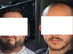 Christian “N” y Ángel “N” fueron detenidos en Guadalajara luego de una persecución. COMISARÍA DE GUADALAJARA/ESPECIAL