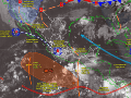 Conagua alerta sobre la onda tropical 18 que provocará fuertes tormentas en el centro y sur de México este 12 de julio de 2026, contrastando con una intensa ola de calor en el Pacífico. ESPECIAL/X/ @conagua_clima
