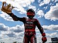 El español Marc Márquez (Ducati Desmosedici GP26) ha ganado con autoridad su tercer gran premio de la temporada al vencer el de Alemania de MotoGP, en el circuito de Sachsenring, 12 julio 2026. EFE / FILIP SINGER