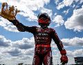 El español Marc Márquez (Ducati Desmosedici GP26) ha ganado con autoridad su tercer gran premio de la temporada al vencer el de Alemania de MotoGP, en el circuito de Sachsenring, 12 julio 2026. EFE / FILIP SINGER