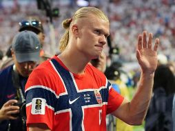 Haaland se despidió del Mundial entre aplausos tras marcar siete goles con Noruega. EFE/ A. BOAL.