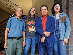 Javier Ramírez (Jefatura de Publicaciones); Esmeralda Foncerrada (jefa de la Red de Bibliotecas); Luis Alberto Navarro (Dirección General de Difusión Cultural); e Irene Ruvalcaba (Jefatura de Lengua y Literatura). EL INFORMADOR/ J. Acosta