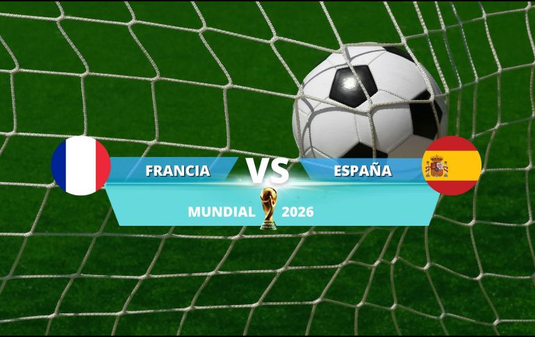 Francia y España se enfrentarán este martes 14 de julio por un boleto a la final de la Copa del Mundo 2026. ESPECIAL / CANVA