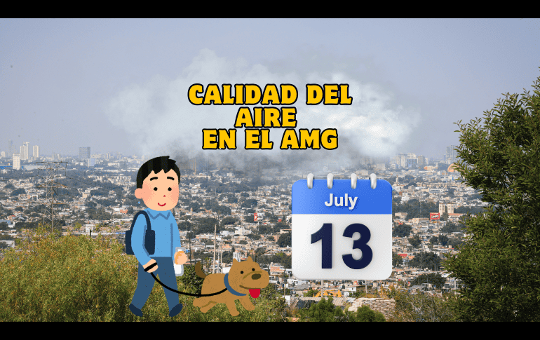 La mañana de este lunes 13 de julio en el AMG se registra buena calidad del aire en Atemajac con 13 puntos IMECA. EL INFORMADOR / ARCHIVO