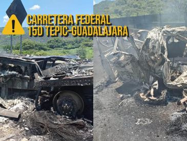 La Secretaría de Salud Jalisco refirió que del total de personas lesionadas, 10 ya fueron dadas de alta con el seguimiento debido, mientras que otras tres continúan internadas. ESPECIAL / Protección Ciudadana y Bomberos de Nayarit