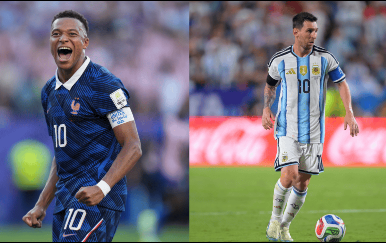 Messi y Mbappé comparten la cima de la tabla de goleadores con ocho anotaciones cada uno. IMAGO7/CANVA