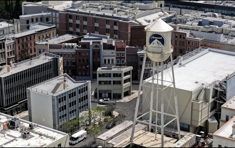 Vista aérea de los Estudios de Paramount, en California. AFP