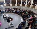 La convocatoria reunió a integrantes del Poder Ejecutivo, así como a personas juzgadoras, litigantes, especialistas y equipos jurídicos gubernamentales de todo el Estado. CORTESÍA
