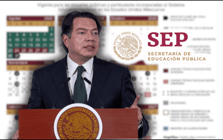 Mario Delgado, titular de la Secretaría de Educación Pública (SEP), había adelantado que el próximo ciclo escolar iniciará el 31 de agosto. ESPECIAL/Gobierno de México