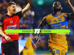 El duelo entre Tijuana y Tigres abrirá el camino de ambos equipos en el Apertura 2026 con un partido que promete atraer la atención de los aficionados desde el primer día de actividades. ESPECIAL / IMAGO7 y CANVA