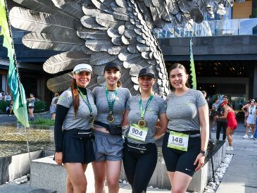 Jennifer Ayala, Karen Bañalez, Amelia Alarcón y Jackie Morales. GENTE BIEN JALISCO / Revista del 17 de julio 2026