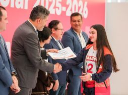La ceremonia se llevó a cabo en el Museo Jalisco Paseo Interactivo y se premió a estudiantes por su desempeño en distintas competencias y pruebas de conocimientos. CORTESÍA