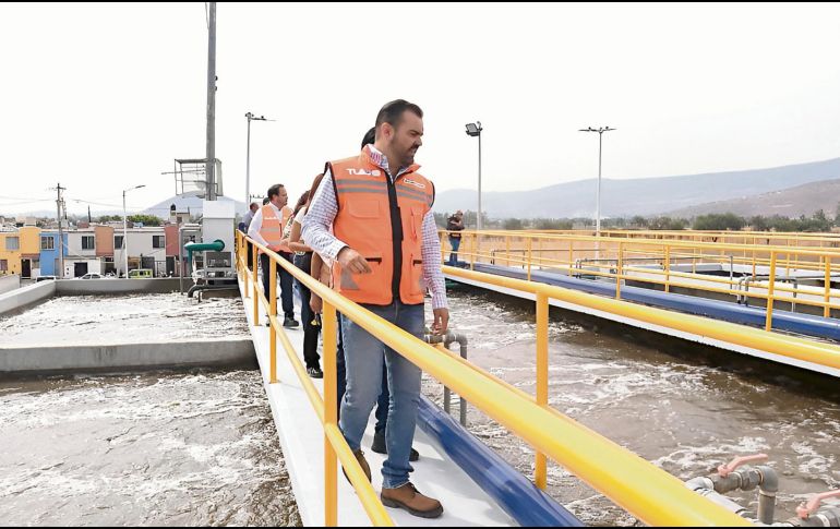 Gerardo Quirino Velázquez, alcalde de Tlajomulco, pidió mayor coordinación entre los distintos órdenes de gobierno para atender al SIAPA. ESPECIAL