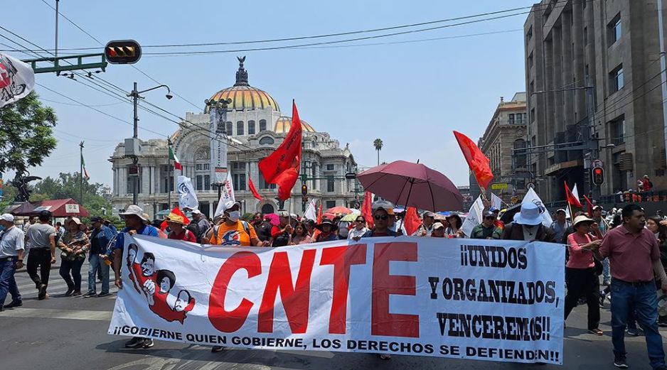 La reunión entre la CNTE y la Presidenta Claudia Sheinbaum se alargó por casi 4 horas. SUN/ARCHIVO