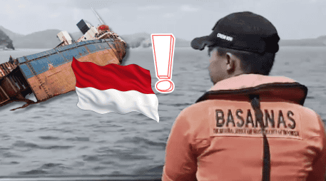 Los accidentes marítimos son comunes en Indonesia debido a infraestructuras precarias. EFE /  AGENCIA DE BÚSQUEDA Y RESCATE (BASARNAS) / UNSPLASH / E. AKYURT