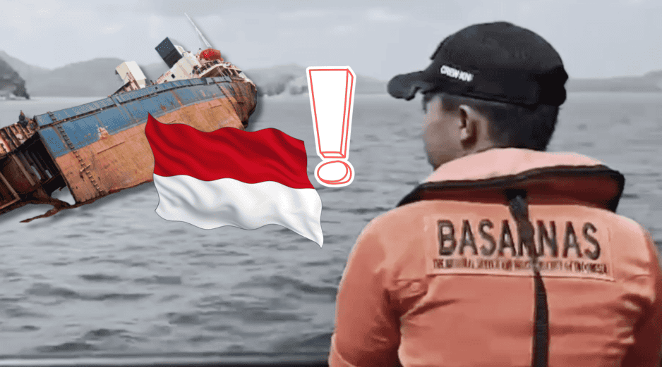 Los accidentes marítimos son comunes en Indonesia debido a infraestructuras precarias. EFE /  AGENCIA DE BÚSQUEDA Y RESCATE (BASARNAS) / UNSPLASH / E. AKYURT