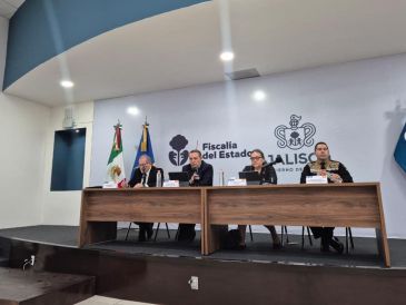 En rueda de prensa, Fiscalía de Jalisco comunicó las audiencias a Iván "N" y Ernesto "N" por presuntos feminicidios de Karen Miranda y Flor Leticia. EL INFORMADOR / R. Bobadilla