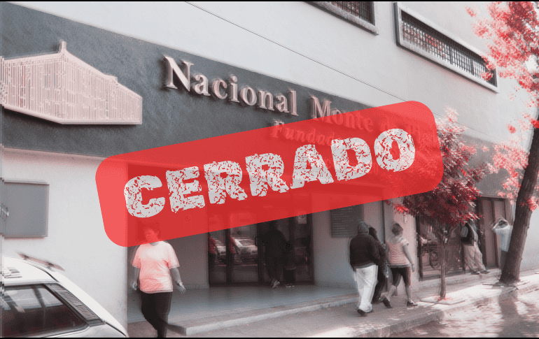 El paro de actividades del Nacional Monte de Piedad mantiene cerradas más de 300 sucursales en todo México. EL INFORMADOR/ARCHIVO