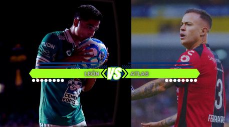 León y Atlas se enfrentarán este viernes en el Estadio Nou Camp durante el segundo día de actividades del Torneo Apertura 2026. ESPECIAL / CANVA