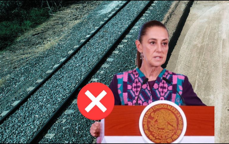 ¿Qué pasó en la Línea Z? La Presidenta aclara el nuevo incidente ferroviario reportado por la Secretaría de Marina. EL INFORMADOR / ARCHIVO / EFE / M. Guzmán