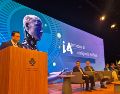La titular de la Secretaría de Innovación, Ciencia y Tecnología del Gobierno del Estado Reconoció que la IA también representa un desafío donde el reto mayor son las personas. EL INFORMADOR / J. VELAZCO 