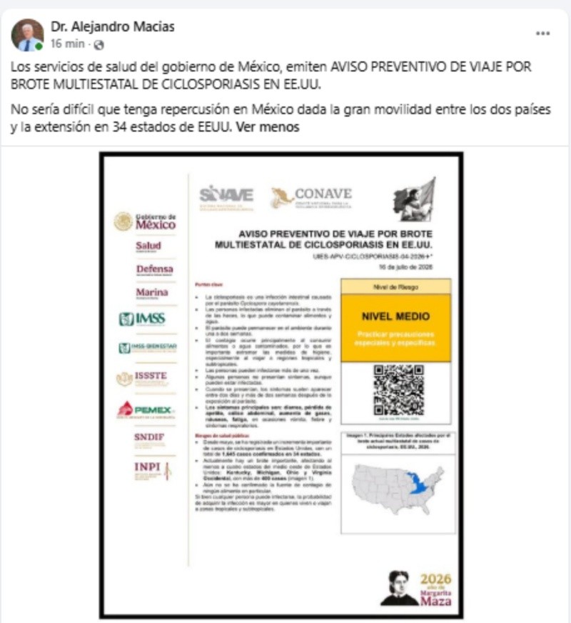 FACEBOOK/Dr.AlejandroMacias