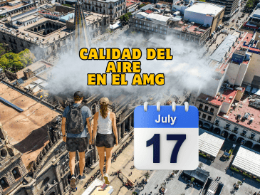 La mañana de este viernes 17 de julio en el AMG se registra buena calidad del aire en Atemajac con 8 puntos IMECA. EL INFORMADOR / ARCHIVO