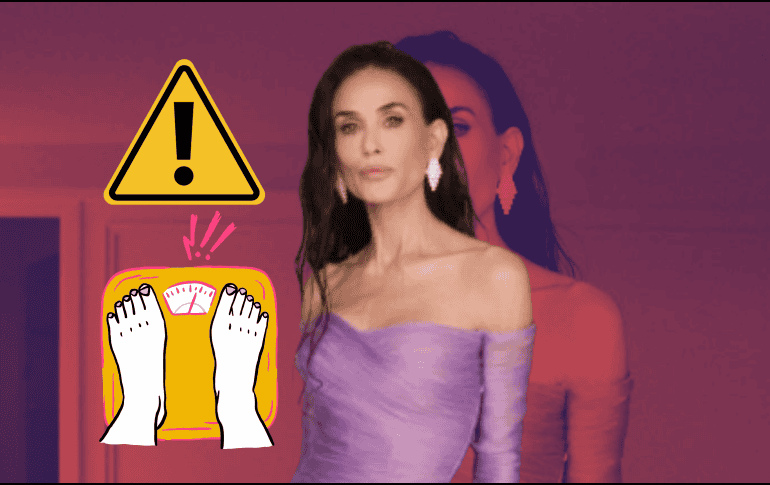 Estrellas de Hollywood recientemente han estado en el ojo público por su figura llamativa desencadenada de los estándares de belleza actuales. INSTAGRAM / @demimoore