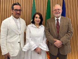 La directora de la FIL, Marisol Schulz, destacó la importancia de esta edición especial que contará con 43 mil metros cuadrados de exhibición. EFE/Daniel Cáceres