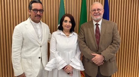 La directora de la FIL, Marisol Schulz, destacó la importancia de esta edición especial que contará con 43 mil metros cuadrados de exhibición. EFE/Daniel Cáceres