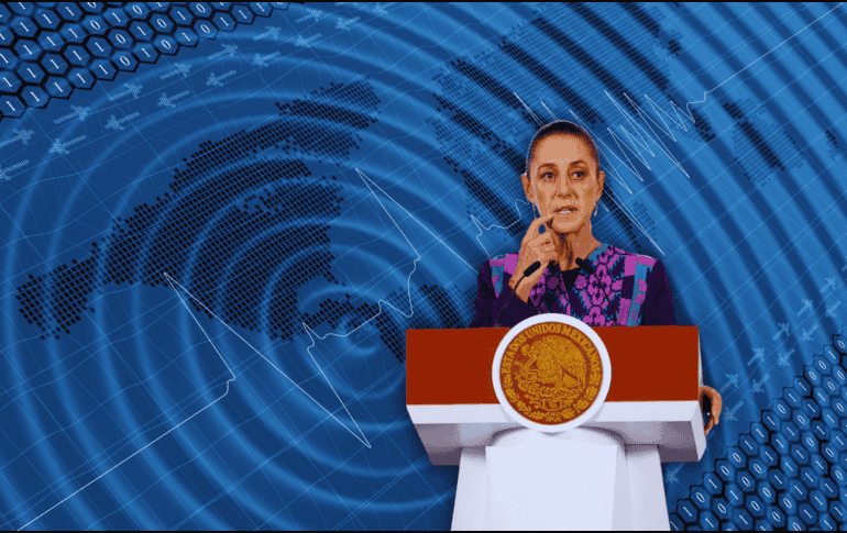 Sheinbaum informó este viernes que, hasta el momento, no se reportan daños por el terremoto de magnitud 7.4 registrado frente a las costas de Chiapas. SUN / ARCHIVO