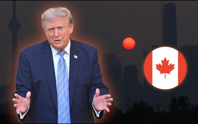 Imagen del 16 de julio de 2026 del atardecer visto mientras el humo de los incendios forestales envuelve Toronto, Canadá. XINHUA / EFE / ARCHIVO