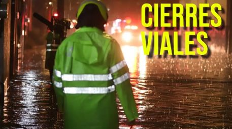 Bomberos de Guadalajara atienden inundaciones en San Carlos. ESPECIAL / FACEBOOK Protección Civil y Bomberos GDL