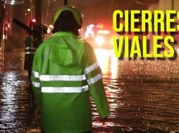 Bomberos de Guadalajara atienden inundaciones en San Carlos. ESPECIAL / FACEBOOK Protección Civil y Bomberos GDL