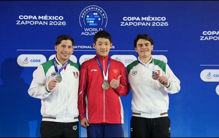 La selección azteca cerró el tercer día de actividades de la Copa México Zapopan 2026 con un total de cinco medallas. CORTESÍA.