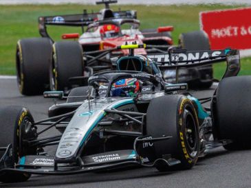El piloto italiano Andrea Kimi Antonelli (Mercedes), el circuito de Spa-Francorchamps, el más largo del Mundial con 7.004 metros, donde se adjudicó su sexta victoria de la temporada. EFE/O. MATTHYS