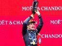 El piloto italiano Andrea Kimi Antonelli (Mercedes), el circuito de Spa-Francorchamps, el más largo del Mundial con 7.004 metros, donde se adjudicó su sexta victoria de la temporada. EFE/O. MATTHYS