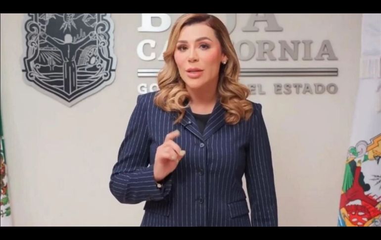 La gobernadora de Baja California explicó el verdadero contexto de los escandalosos audios que la involucraron. ESPECIAL/CAPTURA DE VIDEO