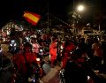 Dos personas fueron trasladadas al centro de salud de Ciudad Rodrigo, pero una de ellas murió poco después. EFE/P. Adhikary