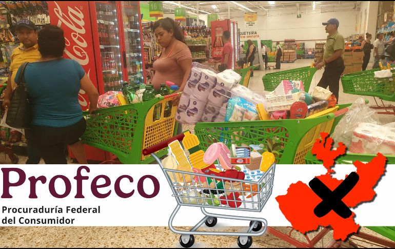 En este supermercado encuentras los precios más altos de todo el estado para adquirir la Canasta Básica; se encuentra en Guadalajara. EL INFORMADOR / ARCHIVO