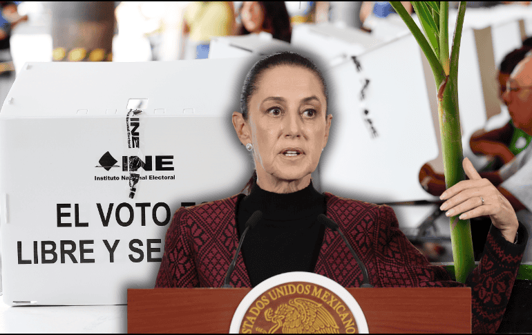 La Mandataria afirmó que detrás de este tipo de planteamientos existe una visión elitista que considera que solo un sector de la población debería decidir el rumbo del país. EL INFORMADOR/ARCHIVO EFE/J. Méndez