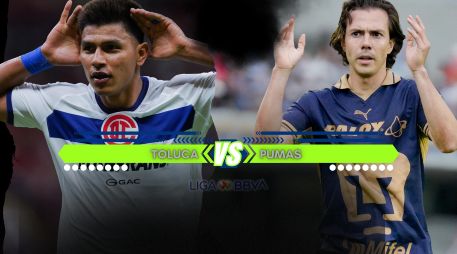 El duelo enfrenta a dos equipos con objetivos inmediatos distintos: Toluca quiere confirmar su buen momento, mientras que Pumas necesita sumar sus primeros puntos del torneo. ESPECIAL / IMAGO7 y CANVA