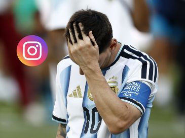 Messi da sus primeras declaraciones tras perder la final del Mundial frente a España. EFE / EPA / WILL OLIVER