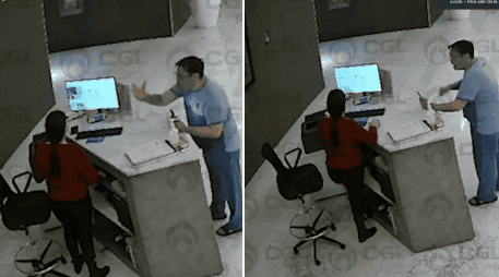 El pasado 29 de junio de 2026 en el hotel Park Life Paradox en Ciudad de México Un sujeto agredió física y verbalmente a la recepcionista del negocio. ESPECIAL / X
