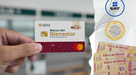 El Banco del Bienestar es una de las principales instituciones financieras para millones de mexicanos. Sin embargo, muchos usuarios se preguntan cuánto pueden acumular en su tarjeta de débito (donde les depositan el dinero de sus programas de apoyo) sin infringir las normativas vigentes. ESPECIAL / Programas del Bienestar y CANVA
