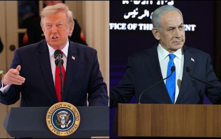 Trump rechazó la posibilidad de que Benjamín Netanyahu sea detenido en Nueva York. EFE/ARCHIVO/ESPECIAL